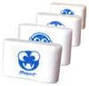 4x Radierer mit Motiv Set PVC-Frei Weiß Kunststoff Produktbild-Vorschau 1