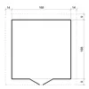 Drewniana szopa ogrodowa - W196xL186xH218 cm/ 2,82 m2 - Podgląd zdjęcia produktu 4
