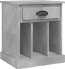 vidaXL Noční stolek betonový šedý 43x36x50 cm Náhled obrázku produktu 2