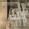 Glass jars are placed in a dishwasher rack. Produktbild-Vorschau
