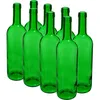 Weinflasche 0,75 L, grün – 8er-Pack Produktbild-Vorschau 1