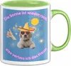 Meme Tasse Geschenk Lustiger Becher Hund Die Sonne Ist Produktbild-Vorschau 1