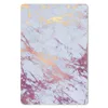 MuchoWow® Mauspad Mousepad Marmor - Blau - Gold - Lila Produktbild-Vorschau 1