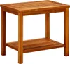Tavolino 50x35x45 cm in legno massiccio di acacia Anteprima dell’immagine prodotto 7