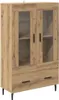 vidaXL Highboard Artisan dub 69,5 x 31 x 115 cm Materiál na Náhled obrázku produktu 2