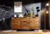 FineBuy Sideboard Sheesham Bois Massif 160cm 2 portes & 3 Voir les images du produit 5