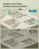 SONGMICS Schmuckkästchen 2 Ebenen, Schmuckkasten mit Griff, Produktbild-Vorschau 8