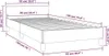 vidaXL Bettgestell ohne Matratze Dunkelbraun 90x190 cm Produktbild-Vorschau 7
