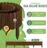 be4nature ZÁHRADNÝ PLOT drevený, 200 x 40 cm Hnedý, Náhľad obrázku produktu 4
