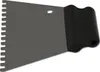 DEWEPRO Kleberspachtel 180mm - Zahnung 6x6mm mit Stahlblatt Produktbild-Vorschau 1