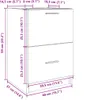 vidaXL Waschbeckenunterschrank Schwarz 40x37x59 cm Produktbild-Vorschau 8