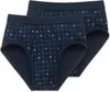 Schiesser slip lot de 2 essentials sports briefs navy blue Voir les images du produit 1