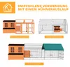 PawHut Hühnerstall aus Tannenholz, Hühnerhaus mit Produktbild-Vorschau 8