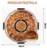 Eierbehälter mit Deckel, Servierplatte aus Akazienholz mit Produktbild-Vorschau 7