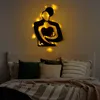 Wallity, élégant accessoire mural en métal, noir, 70 x 52 Voir les images du produit 3