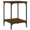 Couchtisch Braun Eichen-Optik 40x40x55 cm Holzwerkstoff Produktbild-Vorschau 1