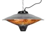 A hanging patio heater with its heating elements glowing. Náhled obrázku produktu