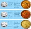 Pasta Press Aufsatz mit 7 Austauschbaren Platten für Produktbild-Vorschau 4