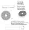 AKF01 Aktivkohlefilter Set für Viesta Dunstabzugshaube / Produktbild-Vorschau 4