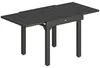Gartentisch Ausziehbarer 80/160 x 80 cm Aluminium Esstisch Produktbild-Vorschau 1