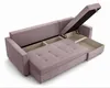 AX LIVING Ecksofa ELIF Rosa mit Schlaffunktion L-Form, Sofa Produktbild-Vorschau 3