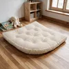 Bodenkissen 100 × 100 cm aus Flanell, weich, Fanform, Weiß Produktbild-Vorschau 2