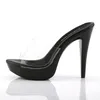 COCKTAIL-501 Damen Slipper von Fabulicious, Transparent Produktbild-Vorschau 6