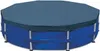 An octagonal pool cover on top of a blue pool. Produktbild-Vorschau