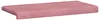 vidaXL Coussin de sol en velours, rose, profondeur 35 cm Voir les images du produit 5