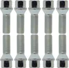10x śruba koła M12x1,5 stożkowa 60° srebrna 37 mm | rozmiar Podgląd zdjęcia produktu 1