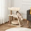 PawHut Cat tree design cosy chic multi-equipment activity Náhľad obrázku produktu 2