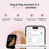 Siltcon® Seréa Smartwatch Damen Gold – Telefonfunktion – Produktbild-Vorschau 13