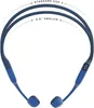 A pair of blue wireless headphones is shown against a white background. Produktbild-Vorschau