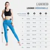 Ladeheid Damen Lange Leggings aus Baumwolle LA40-133 (Rot, Produktbild-Vorschau 4