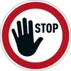 DURABLE Verbotsaufkleber ''STOP'' Produktbild-Vorschau 1