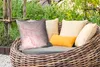 MuchoWow® Outdoor Kissen - Marmor - Weiß - Rosa - Chic - Produktbild-Vorschau 3