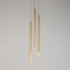 Lampa wisząca nowoczesna dekoracyjna potrójna okrągła złota Podgląd zdjęcia produktu 5
