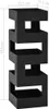 A black geometric stand with dimensions indicated. Náhľad obrázku produktu