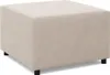 Sitzpouf für das Wohnzimmer 70 x 70 cm, Beige Produktbild-Vorschau 1