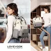 LOVEVOOK Laptop Rucksack Damen 15.6 Zoll Wasserdicht Beige Produktbild-Vorschau 5