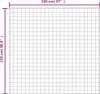 vidaXL Záťažová deka modrá 220x240 cm 11 kg Látka Náhľad obrázku produktu 6