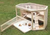 MyPets® Kleintierkäfig VILLA Nagerkäfig Holz Hamsterkäfig Produktbild-Vorschau 2