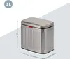 cestino eluno, cestino per cucina e bagno, capacità 3 Anteprima dell’immagine prodotto 7