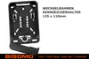 Wechselrahmen Kennzeichenhalter 135 x 110 mm für Mofa Produktbild-Vorschau 2