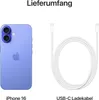 Apple iPhone 16 128GB Ultramarine 6.1" iOS Produktbild-Vorschau 3