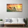 Acrylglasbilder 100x50 Wandbild Druck Sonne Meer Brücke Produktbild-Vorschau 3