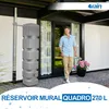 4rain QUADRO réservoir mural 270 litres gris béton Voir les images du produit 2