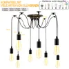 Pająk lampa wisząca lampa wisząca lampa wisząca E27 Podgląd zdjęcia produktu 2