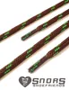 SNORS Sicherheitssenkel rund - DUNKELBRAUN / GRÜN - 5mm - Produktbild-Vorschau 2
