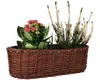 KOTARBAU® Cache-pot en osier tressé Pot de fleurs ovale Voir les images du produit 2